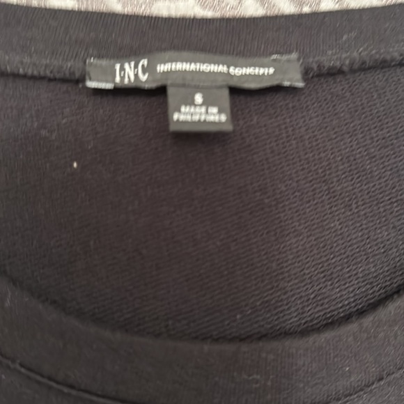 INC long sleeve top with star appliqué - Picture 2 of 5